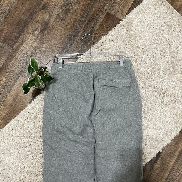 Nike Size Medium Gray White Heather Pull On Drawstring Sweatpants - Picture 4 of 6